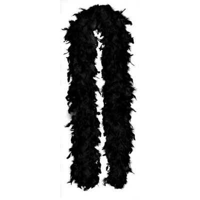 Black Feather Boa 182cm 