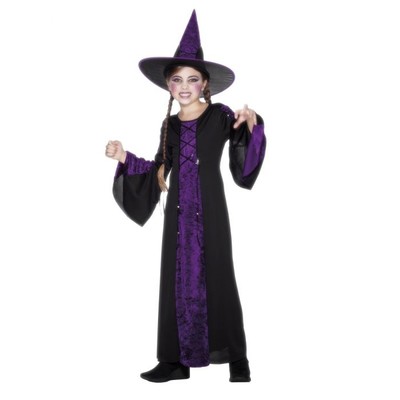 Bewitched Child Halloween Witch Costume (Small, 4-6 Yrs) Pk 1
