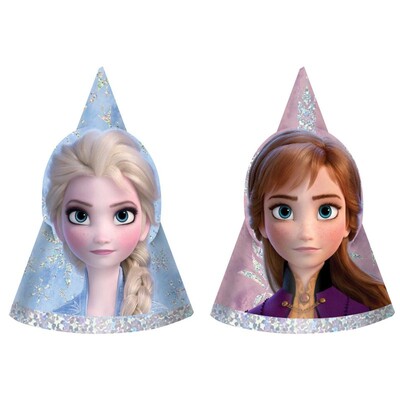 Frozen 2 Assorted Mini Cone Party Hats Pk 8 