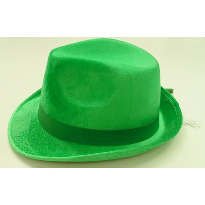St. Patrick's Day Green Fedora Hat Pk 1