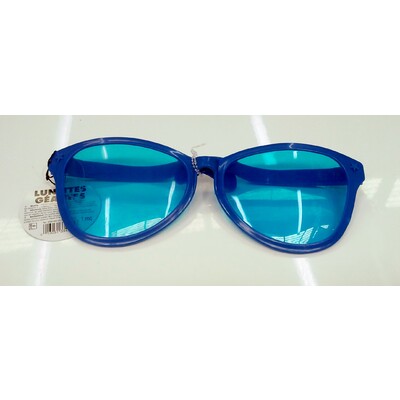 Jumbo Royal Blue Glasses Pk 1