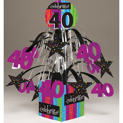 Milestone Celebrations 40 Mini Centrepiece Pk 1