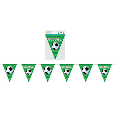 Soccer 'GOOOAL!' Bunting Flag Banner (3.65m) Pk 1