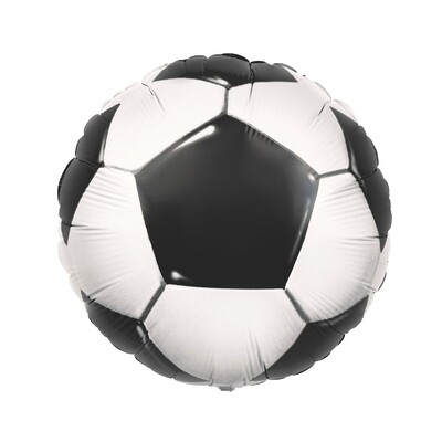Soccer Ball Round Foil Balloon 45cm 