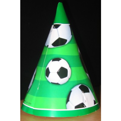 Soccer Party Hats - Soccer Ball Pk8 