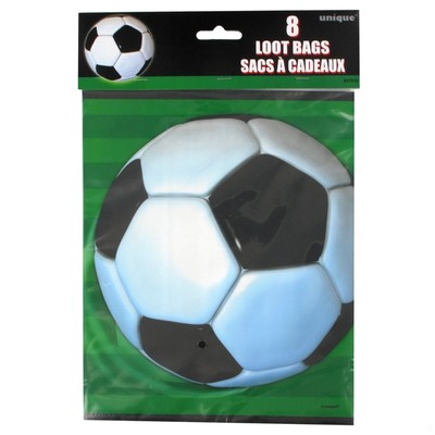 Soccer Party Loot Bags - Soccer Ball Pk8 