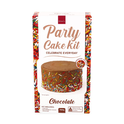 Chocolate Cake Kit with Cake Mix, Icing Mix & Sprinkles (700g)