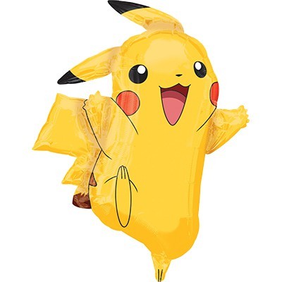 Pokemon Pikachu Foil Supershape Balloon (62cm x 78cm) Pk 1
