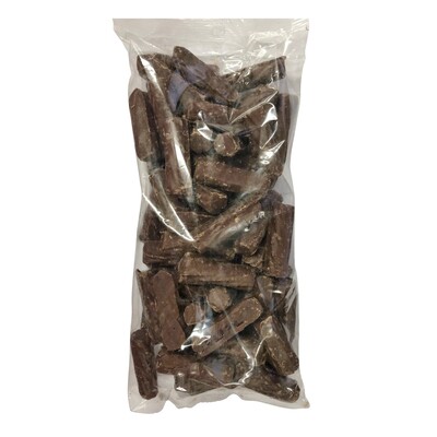 Darrell Lea Milk Chocolate Raspberry Twists 875g | Chocolate Coated Raspberry Liquorice Twists