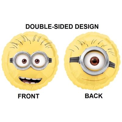 Despicable Me Minions Foil Balloon 2 Sided 17in Pk1 
