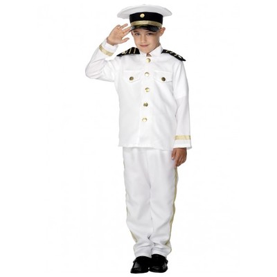 Child Navy Captain Costume (Medium, 7-9 Years)