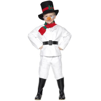 Child Snowman Costume (Large, 10-12 Yrs) Pk 1
