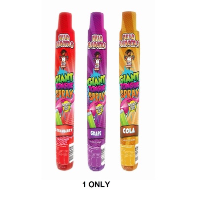 Assorted Giant Tongue Sour Spray Candy 105ml (Pk 1)