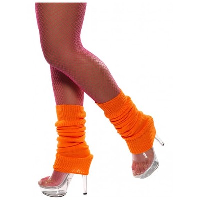 Neon Orange Leg Warmers (1 PAIR)