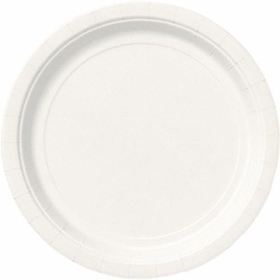 Bright White 9in. Paper Plates Pk 16