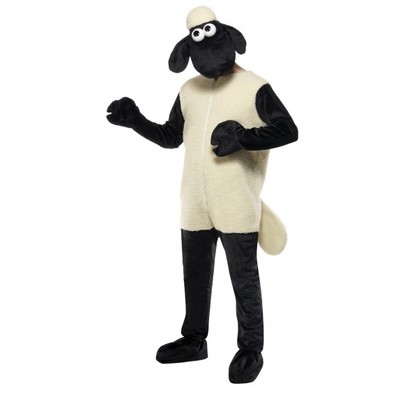 Adult Shaun The Sheep Jumpsuit Costume (One Size)