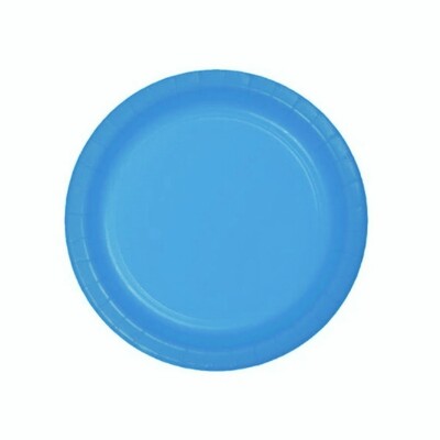 Royal Blue Paper Lunch Plates 9in 22cm Pk 8 NPC