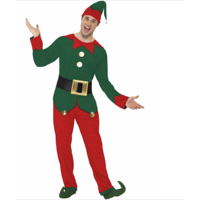 Adult Male Elf Costume (Medium, 38-40) Pk 1