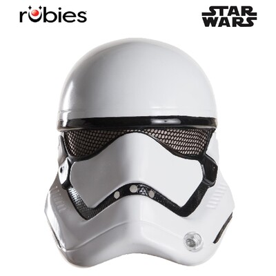 Star Wars Stormtrooper Mask – Moulded Plastic Helmet with Mesh Eyes (Licensed Product)