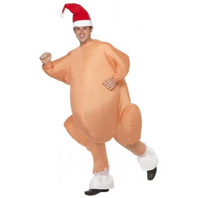 Christmas Adult Inflatable Roast Turkey Costume Pk 1