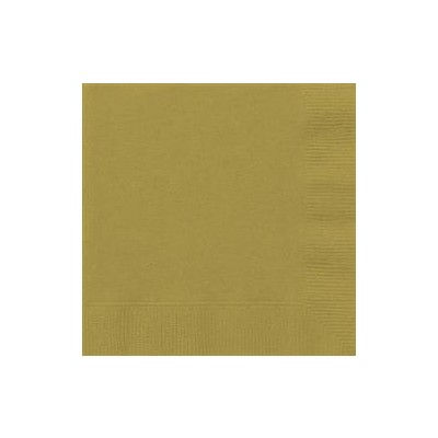 Gold Lunch Napkins Pk 20 
