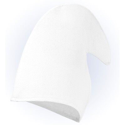 White Felt Fantasy Gnome Hat | Adult Christmas Elf & Gnome Costume Hat