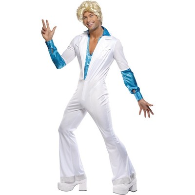 Disco Man Suit Adult Costume (Large, 42-44)
