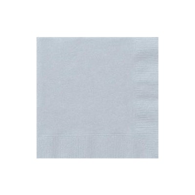 Silver Cocktail Napkins Pk 20 