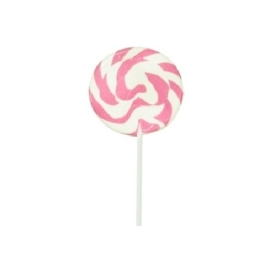 Mega Pop Pink Swirl Lollipop 85gm (Pk 1)