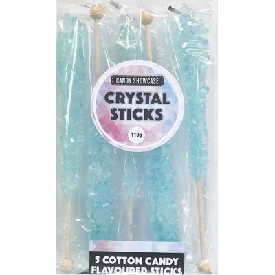 Baby Blue Cotton Candy Flavour Sugar Crystal Sticks 110g (5 Pieces)