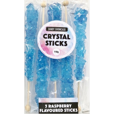 Royal Blue Raspberry Flavour Crystal Sticks 132g (6 Sticks - 22g each)
