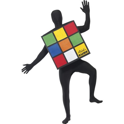 Adult Unisex Rubiks Cube Top Costume - CUBE TOP ONLY