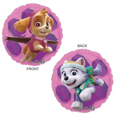 Paw Patrol Everest & Skye Foil Balloon 43cm
