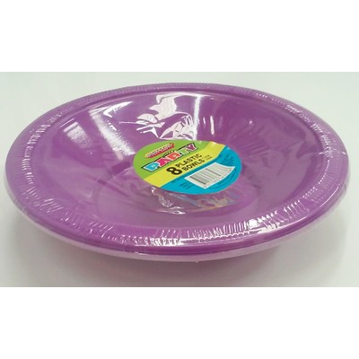 Pretty Purple Bowls (178mm) Pk 8