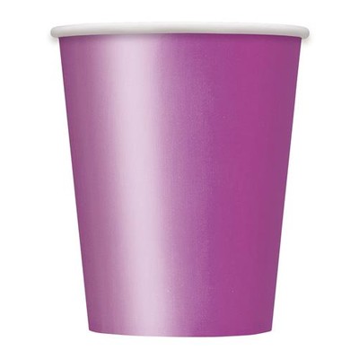 Pretty Purple 9oz. Paper Cups Pk 14