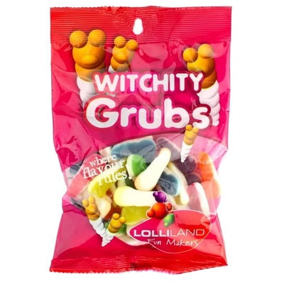 Witchity Grubs Lollies (140g)