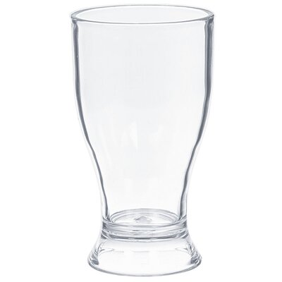 Mini Clear Plastic Reusable Pilsner Beer Glasses 236ml (Pk 4)
