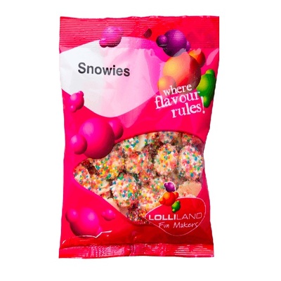 Snowies White Chocolate Sparkles 120g