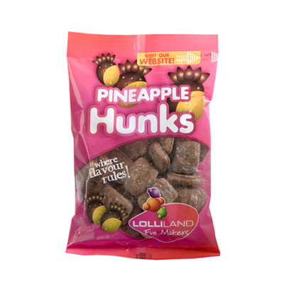 Chocolate Pineapple Hunks Lumps 110g