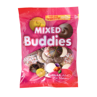 Mixed Buddies Chocolate Drops Freckles 120g