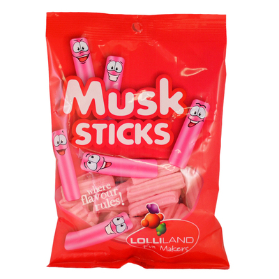 Musk Sticks Lollies 140g