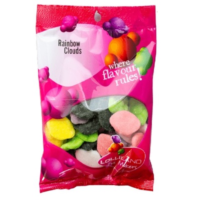 Rainbow Clouds Lollies 140g