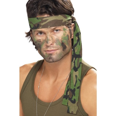 Army Camo Headband Pk1 (Headband Only)