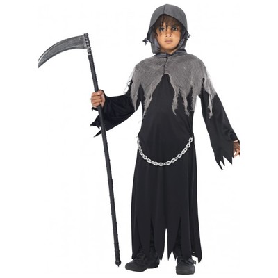Halloween Grim Reaper Child Costume (Medium, 7-9 Years) Pk 1