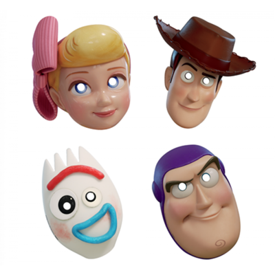 Toy Story 4 Assorted Design Cardboard Masks Pk 8