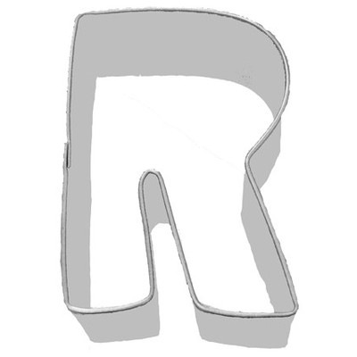 Alphabet Cookie Cutter - Letter R (3in.) Pk 1