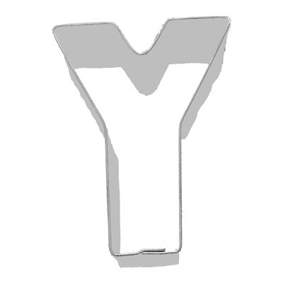 Alphabet Cookie Cutter - Letter Y (3in.) Pk 1