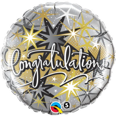 Elegant Congratulations 18in. Foil Balloon Pk 1