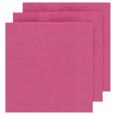 Magenta Party Napkins - Lunch 2 ply Pk100 