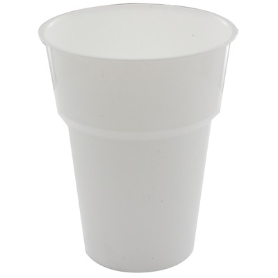 White Plastic Cups - 285ml Pk25 